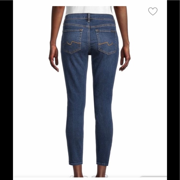 7 For All Mankind Gwenevere skinny ankle jeans - Picture 2 of 7